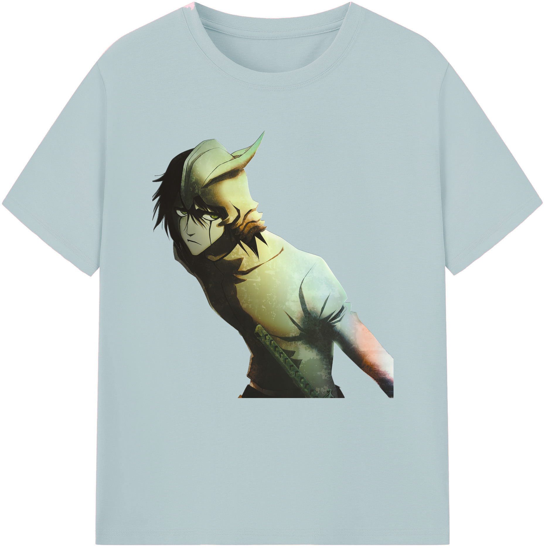 （画像用） ブリーチ ウルキオラ·シファー BLEACH Ulquiorra cifer 綿100％半袖Tシャツ（フロントプリント）